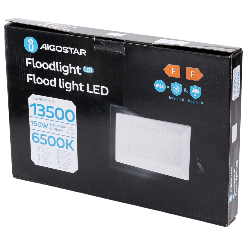 Aigostar - Faro LED LED/150W/230V 6500K IP65 nero