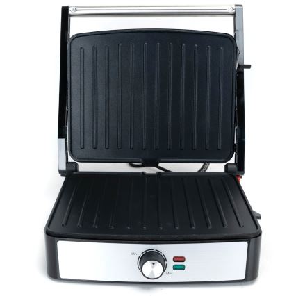 Aigostar - Grill a contatto 2200W/230V nero/acciaio inox