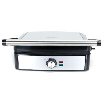 Aigostar - Grill a contatto 2200W/230V nero/acciaio inox