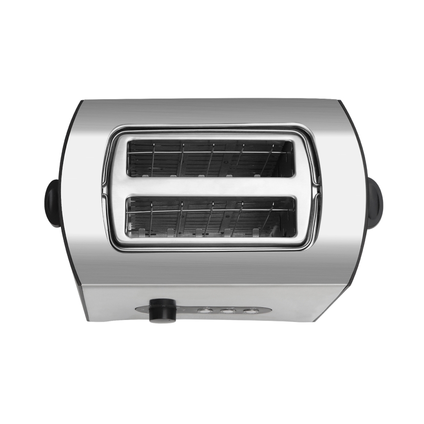 Aigostar - Grille-pain à deux compartiments 900W/230V chrome mat
