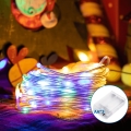 Aigostar - Guirlande de Noël 50xLED/3xAA 5,3m multicolore