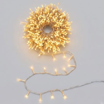 Aigostar - Guirlande de Noël d'extérieur LED 1500xLED/8 fonctions 78m IP44 blanc chaud