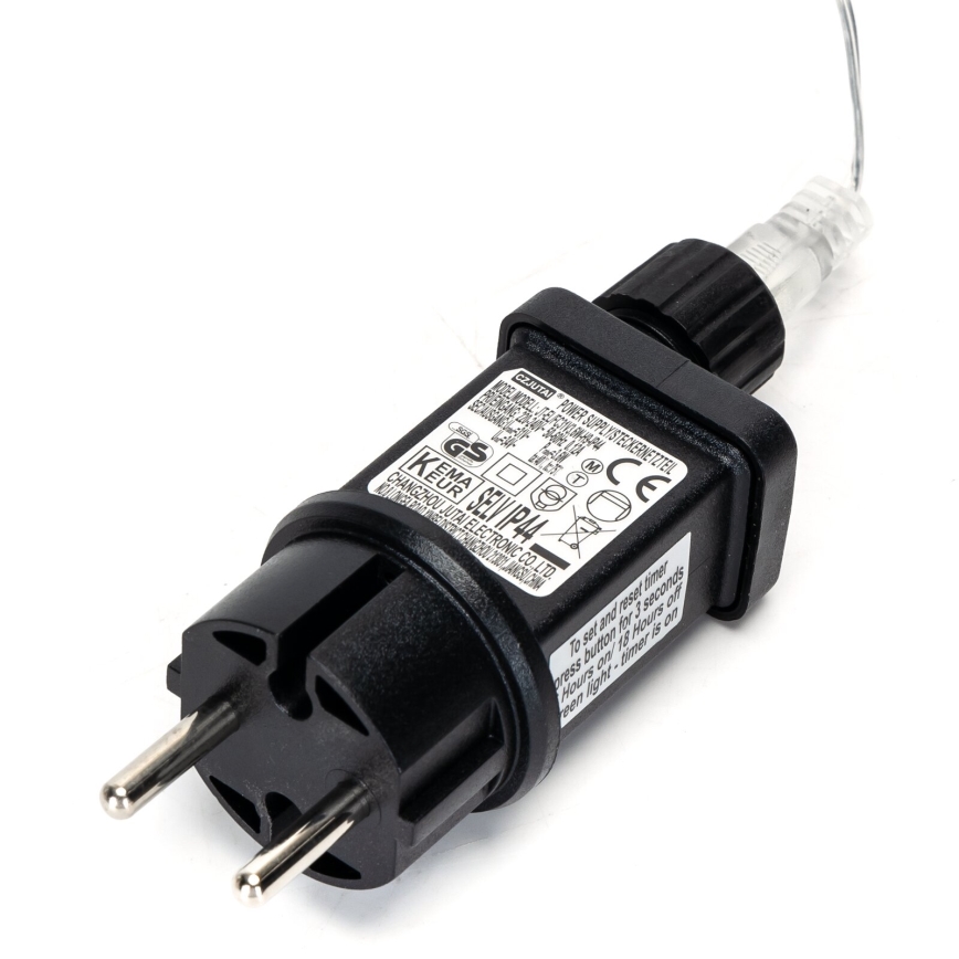 Aigostar - Guirlande de Noël extérieure 200xLED/8 fonctions 23m IP44 blanc chaud