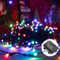 Aigostar -Guirlande de Noël extérieure 300xLED/8 fonctions 3xAA 15,3m IP44 multicolore