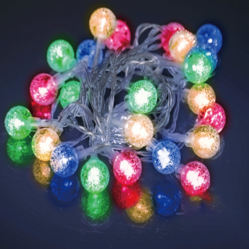 Aigostar - LED Guirlande de Noël d'extérieur 100xLED/8 fonctions 3xAA 10,3m IP44 multicolore