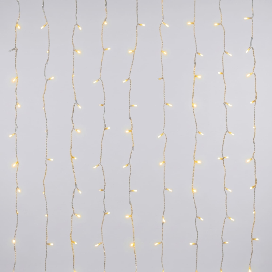 Aigostar - Guirlande de Noël LED extérieure 192xLED/8 fonctions 4,5x1,2m IP44 blanc chaud