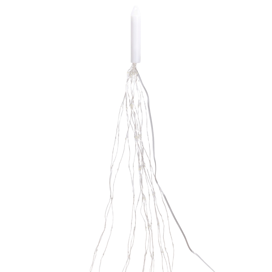 Aigostar - Guirlande de Noël LED extérieure 900 LED/8 fonctions 6 m IP44 blanc froid