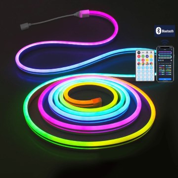 Aigostar - Guirlande de Noël LED RGBICW d'extérieur 150 LED 5 m IP44 + télécommande