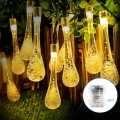Aigostar - Guirlande décorative d'extérieur LED 50xLED/8 fonctions 3xAA 5,3 m IP44 blanc chaud