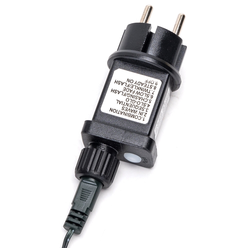 Aigostar - Guirlande décorative LED d'extérieur 20 LED/13 m IP44 blanc froid