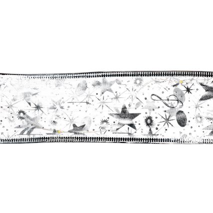 Aigostar - Guirlande LED 100xLED/3xAA 10 m blanc chaud argentée