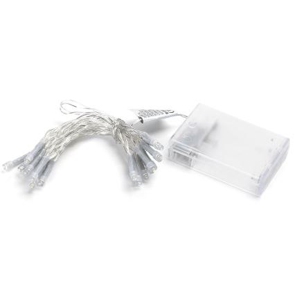 Aigostar - Guirlande LED de Noël 20xLED/3xAA 2,3 m blanc chaud