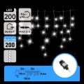 Aigostar - Guirlande LED de Noël d'extérieur 200xLED 8x0,6m IP44 blanc froid