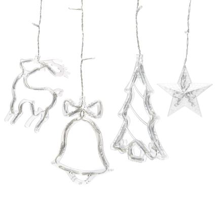 Aigostar - Guirlande lumineuse LED d'extérieur pour Noël 120xLED/8 fonctions 3x0,6m IP44 blanc chaud + télécommande