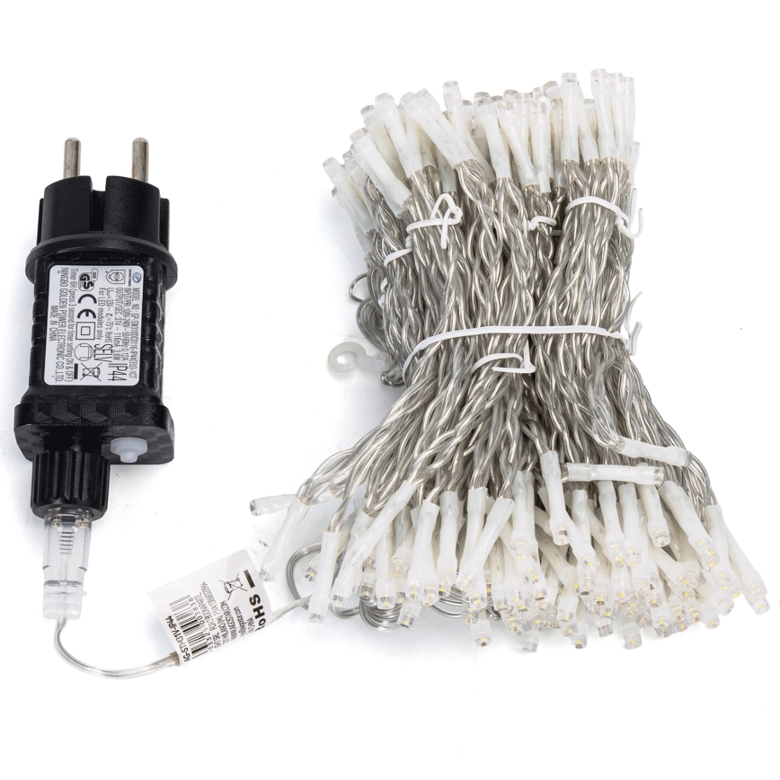 Aigostar - Guirlande lumineuse de Noël extérieure 234xLED/8 fonctions 1,2x1,8 m IP44 blanc froid