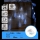 Aigostar - Guirlande LED d'extérieur 25 LED, 8 modes, 3 piles AA, 2,5 m, IP44, blanc froid, gouttes
