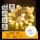 Aigostar - Guirlande LED d'extérieur, 50 LED, alimentée par 3 × piles AA, 8 modes, longueur 5,3 m, IP44, blanc chaud