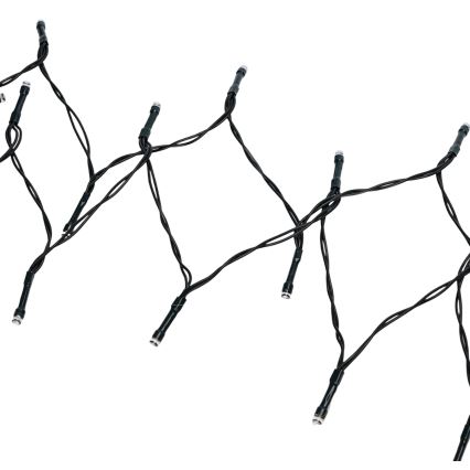 Aigostar - Guirlande de Noël d'extérieur à intensité réglable avec capteur de mouvement, 100xLED/3xAA, 12 m, multicolore + télécommande