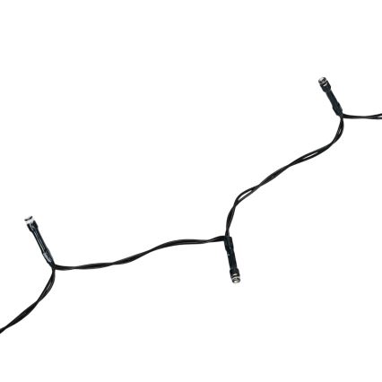 Aigostar - Guirlande de Noël d'extérieur à intensité réglable avec capteur de mouvement, 100xLED/3xAA, 12 m, multicolore + télécommande