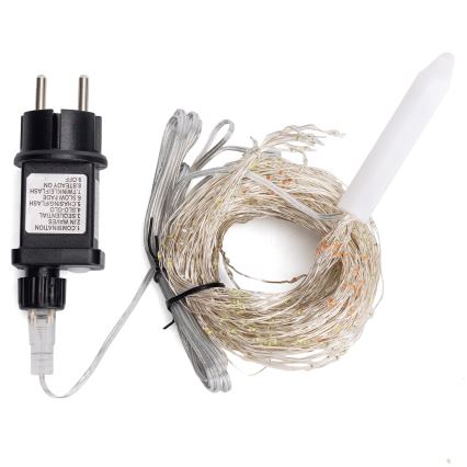 Aigostar - Guirlande lumineuse de Noël extérieure 900xLED/8 fonctions 6m IP44 multicolore