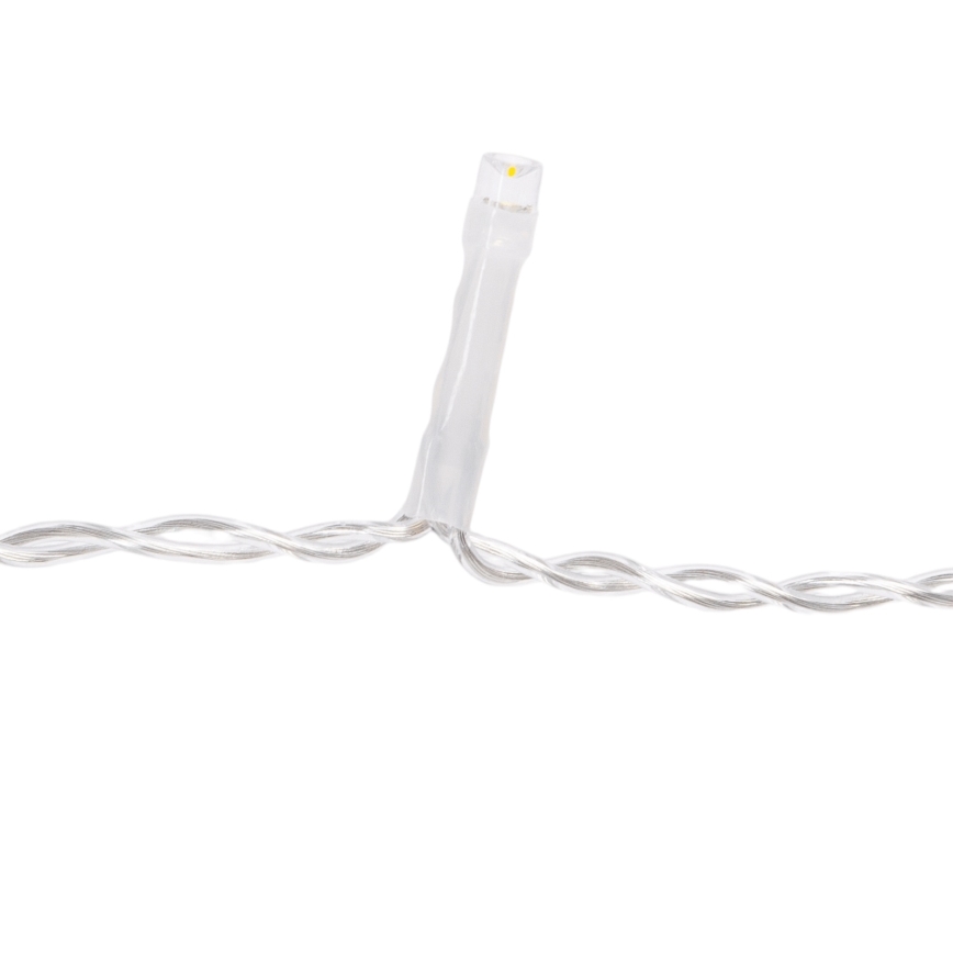 Aigostar - Guirlande de Noël LED d'extérieur 288 LED/8 fonctions 1,5 x 1,8 m IP44 blanc froid