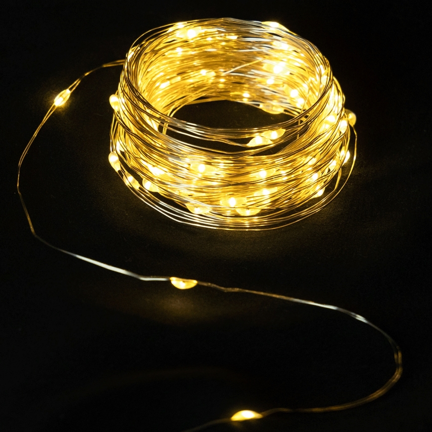 Aigostar - Guirlande lumineuse LED 40xLED/2x3V 4m blanc chaud