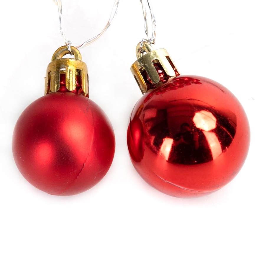 Aigostar - Guirlande lumineuse LED de Noël 20xLED/3xAA 2 m blanc chaud