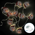 Aigostar - Guirlande lumineuse LED de Noël 20xLED/3xAA 3m blanc chaud Santa Claus