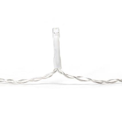 Aigostar - Guirlande LED de Noël extérieure 300 LED/8 fonctions 15 x 0,4 m IP44 blanc chaud