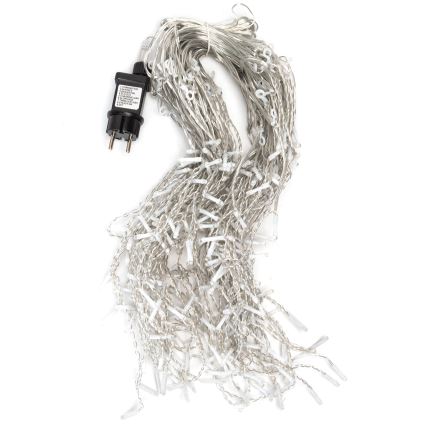 Aigostar - Guirlande LED de Noël extérieure 300 LED/8 fonctions 15 x 0,4 m IP44 blanc chaud