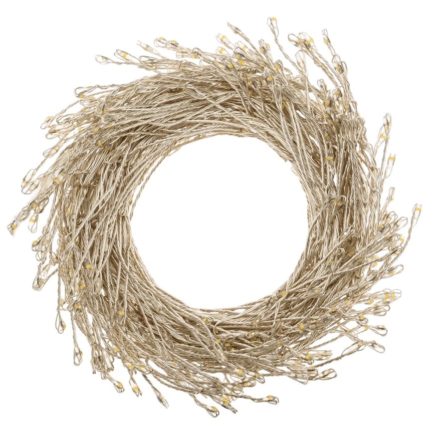 Aigostar - Guirlande lumineuse LED d'extérieur pour Noël 200xLED / 8 fonctions, 3xAA, 6,3 m, IP44, multicolore