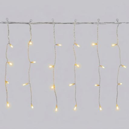 Aigostar - Guirlande lumineuse LED d'extérieur pour Noël 300 LED / 8 fonctions 18x0,4m IP44 blanc chaud