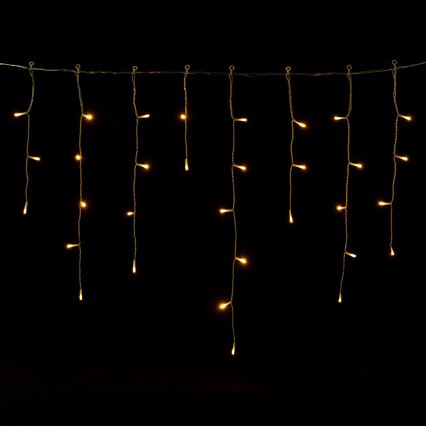 Aigostar - Guirlande de Noël LED d'extérieur 300xLED/8 modes 3xAA 18x0,6 m IP44 blanc chaud