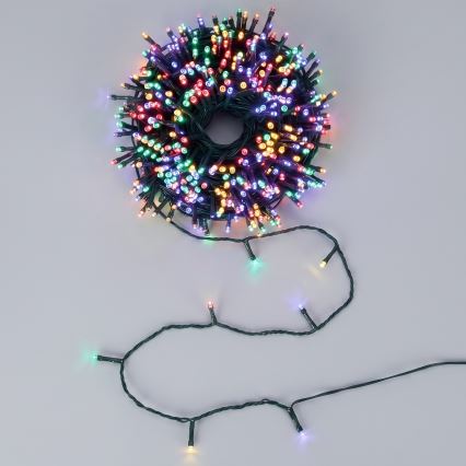 Aigostar - Guirlande lumineuse LED d'extérieur pour Noël 50 x LED / 8 fonctions 8 m IP44 multicolore