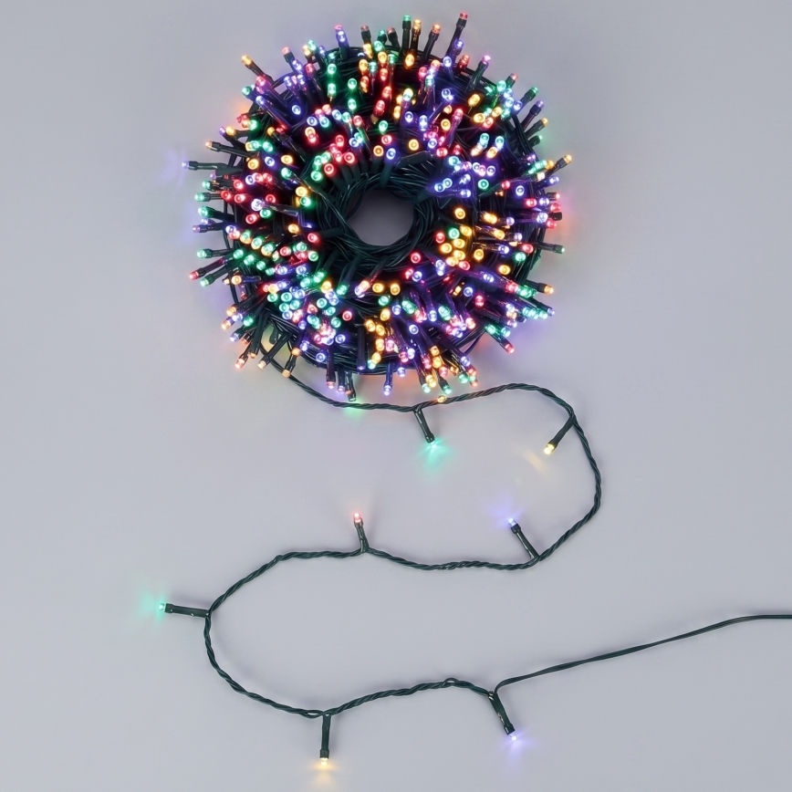 Aigostar - Guirlande lumineuse LED d'extérieur pour Noël 50 x LED / 8 fonctions 8 m IP44 multicolore