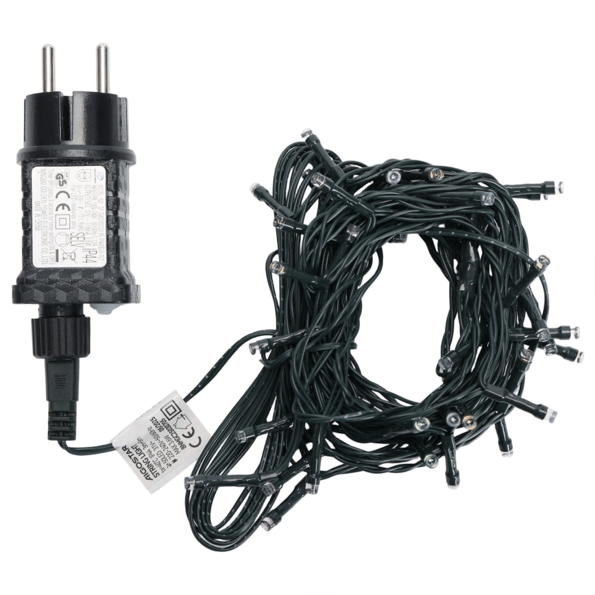Aigostar - Guirlande lumineuse LED d'extérieur pour Noël 50 x LED / 8 fonctions 8 m IP44 multicolore