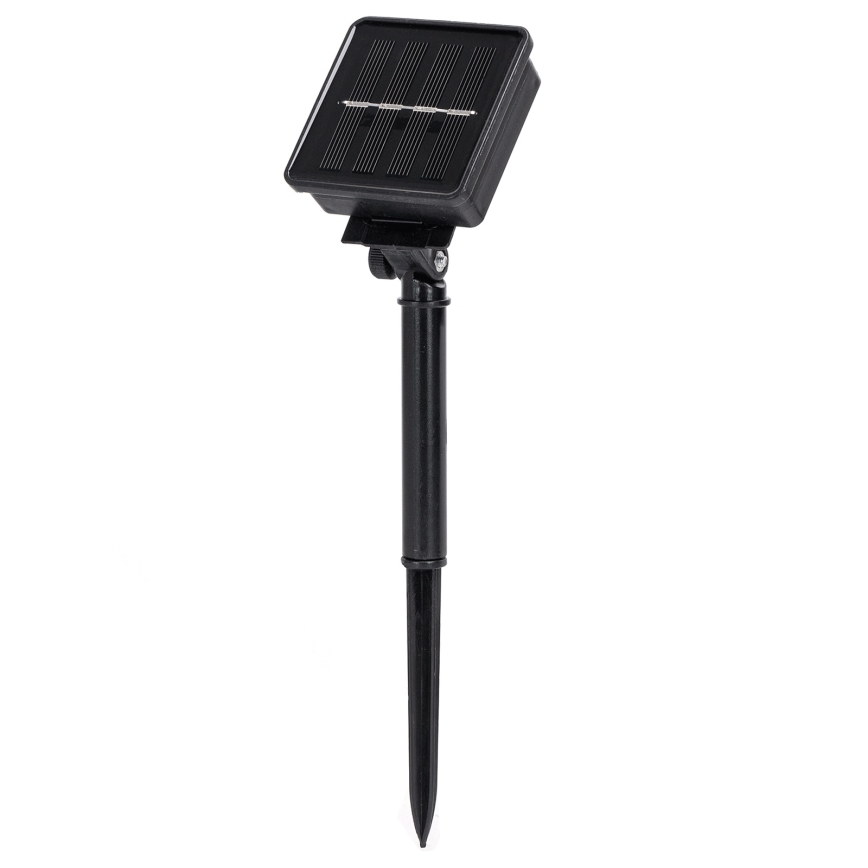 Aigostar - Guirlande solaire LED 200 LED/8 modes 22 m IP65 blanc chaud 800 mAh