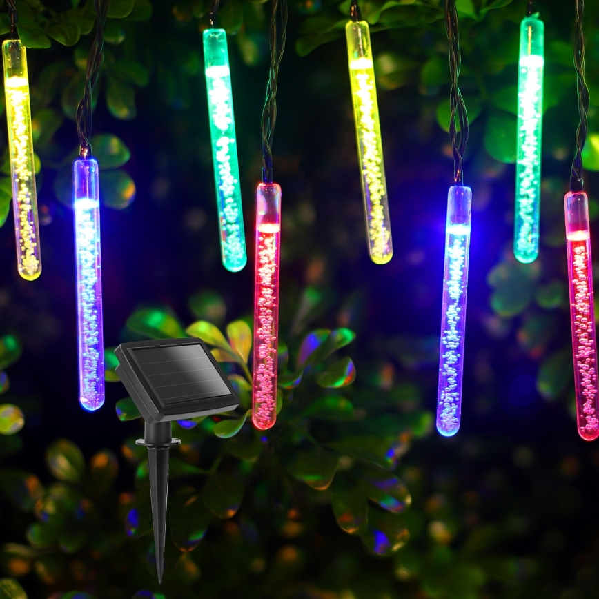 Aigostar - Guirlande solaire LED 20xLED/5,8m IP44 multicolore