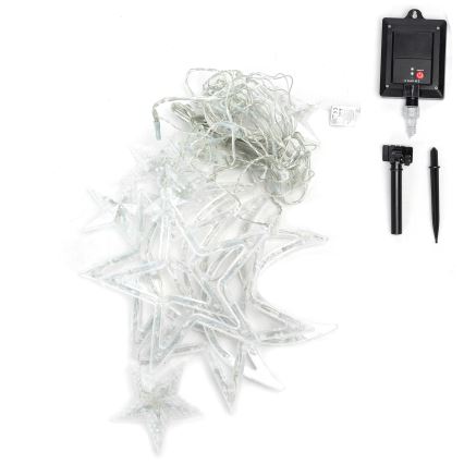 Aigostar - Guirlande solaire LED 120xLED/8 fonctions 3x0,6 m 500 mAh IP65 multicolore