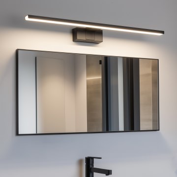 Aigostar - Illuminazione a LED per specchi da bagno LED/12W/230V 4000K 60 cm IP44 nero