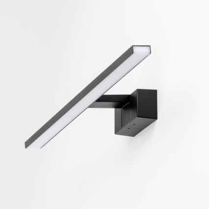 Aigostar - Illuminazione a LED per specchi da bagno LED/8W/230V 4000K 40 cm IP44 nero