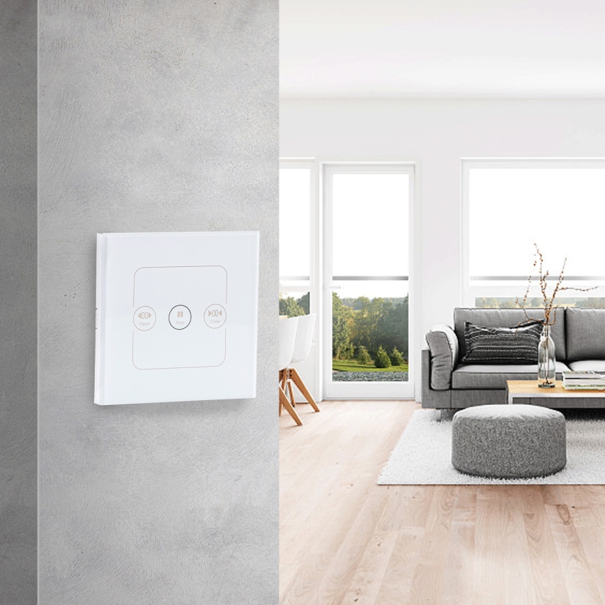 Aigostar - Interrupteur intelligent 230V pour commande de stores, Wi-Fi (Tuya)