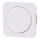 Aigostar - Interrupteur simple avec cadre n° 6 blanc
