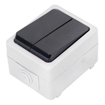 Aigostar - Interruttore domestico a corrente alternata 250V/10A IP54