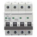Aigostar - Interruttore magnetotermico 4 poli 4P-63A-C 400V