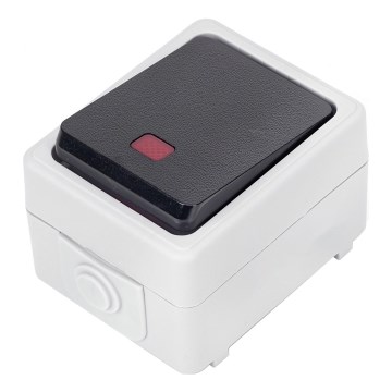 Aigostar - Interruttore monopulsante IP54