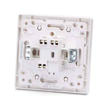 Aigostar - Interruttore singolo con cornice č. 6 bianco