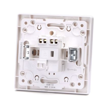 Aigostar - Interruttore singolo con cornice n. 1 bianco