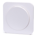 Aigostar - Interruttore singolo con cornice n. 5, bianco