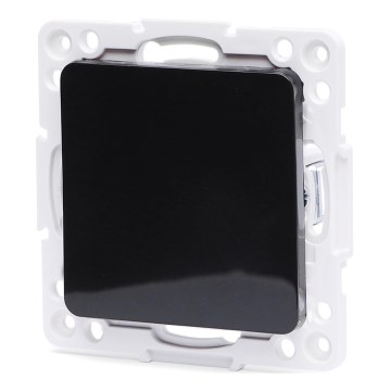 Aigostar - Interruttore singolo senza cornice n. 6 nero